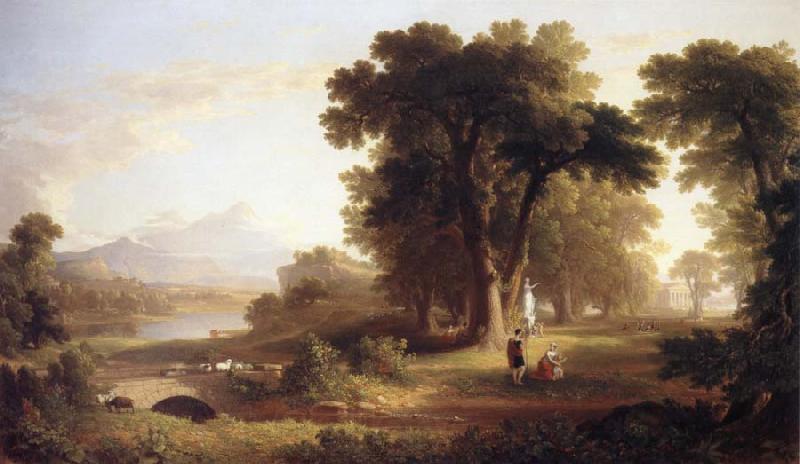 Asher Brown Durand The Morning of Life Norge oil painting art